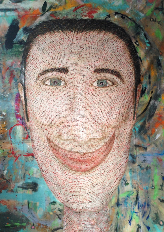Louis, Acrylic on Canvas, 110 x 98” 2014