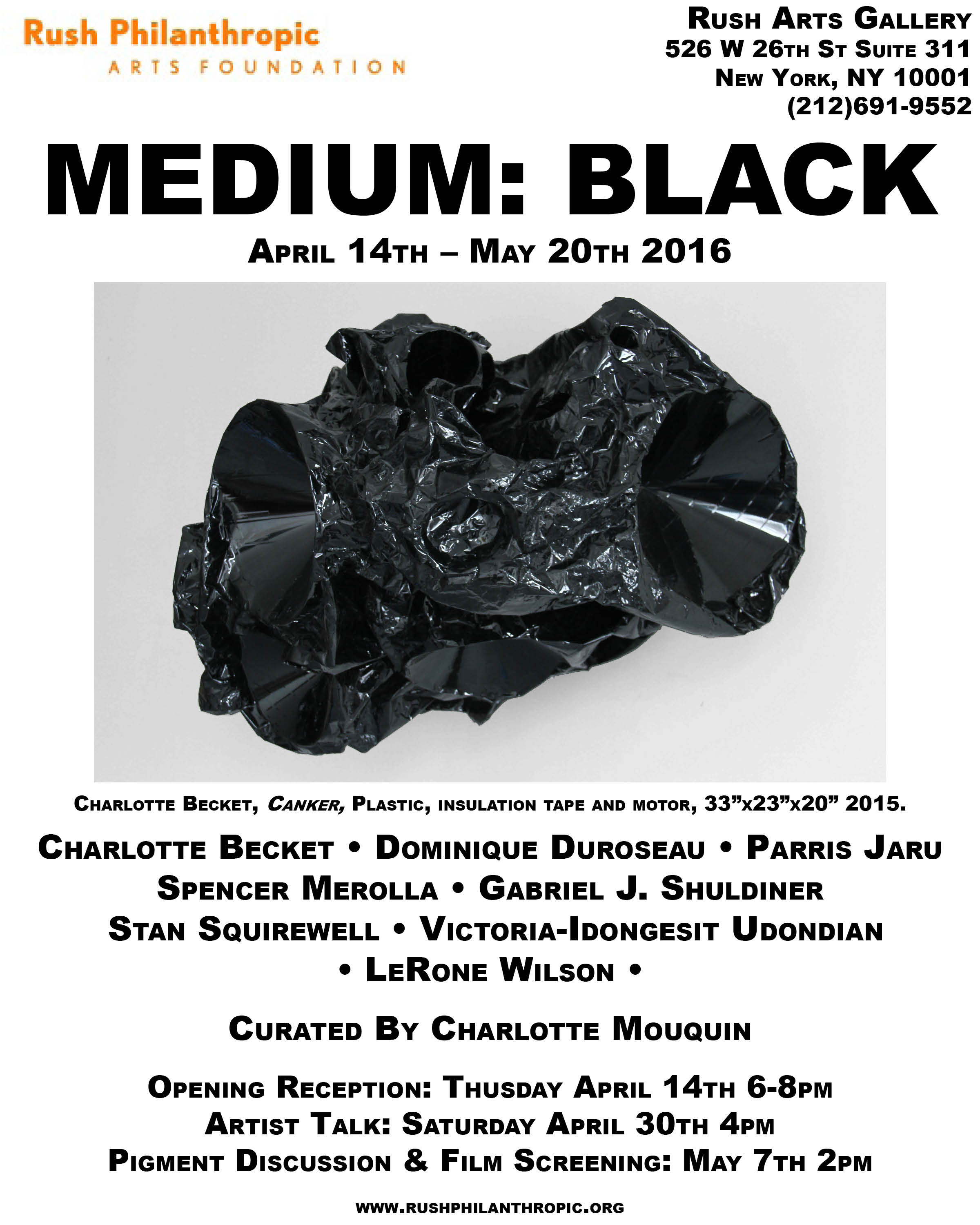 Medium: Black